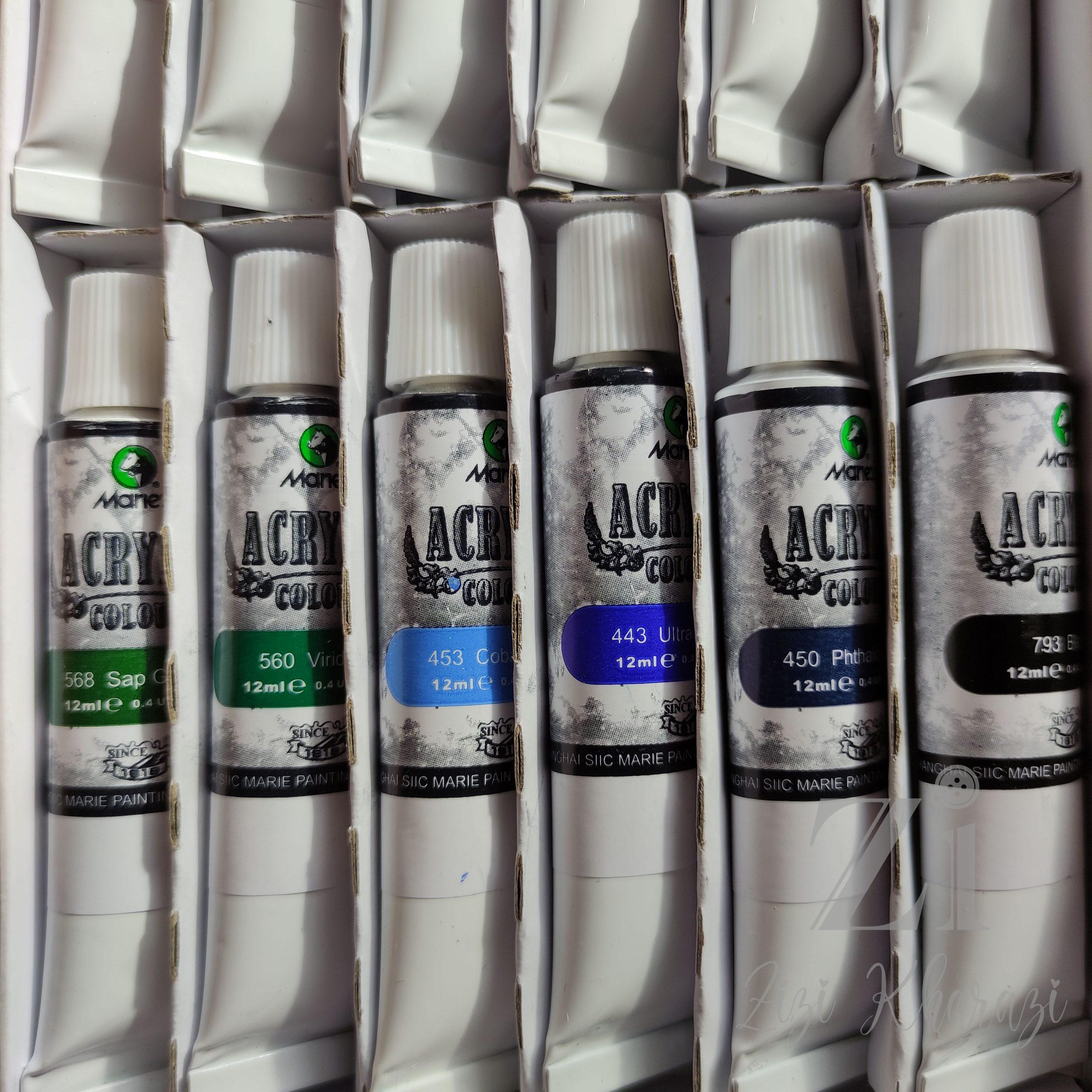 رنگ اکرولیک ماری تک عددی رنگ اکرولیک ماری تک عددی