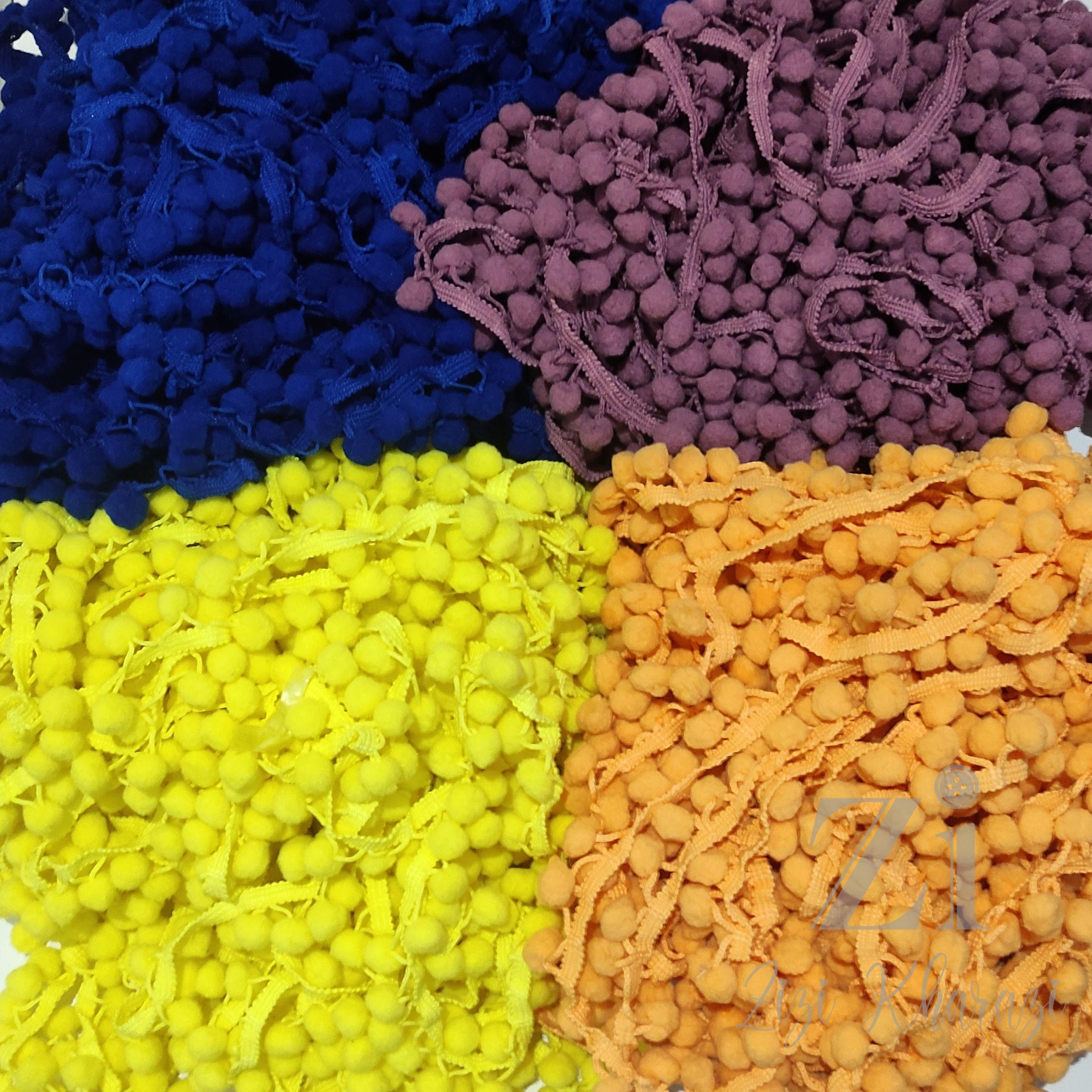 نوار حاشیه طرح پم پم متری نوار حاشیه طرح پم پم متری