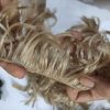 موی 5 سانتی مصنوعی مخصوص عروسک بچه مهمونی رنگ بلوند
