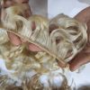 موی 5 سانتی مصنوعی مخصوص عروسک بچه مهمونی رنگ بلوند