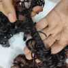 موی 5 سانتی مصنوعی مخصوص عروسک بچه مهمونی رنگ مشکی