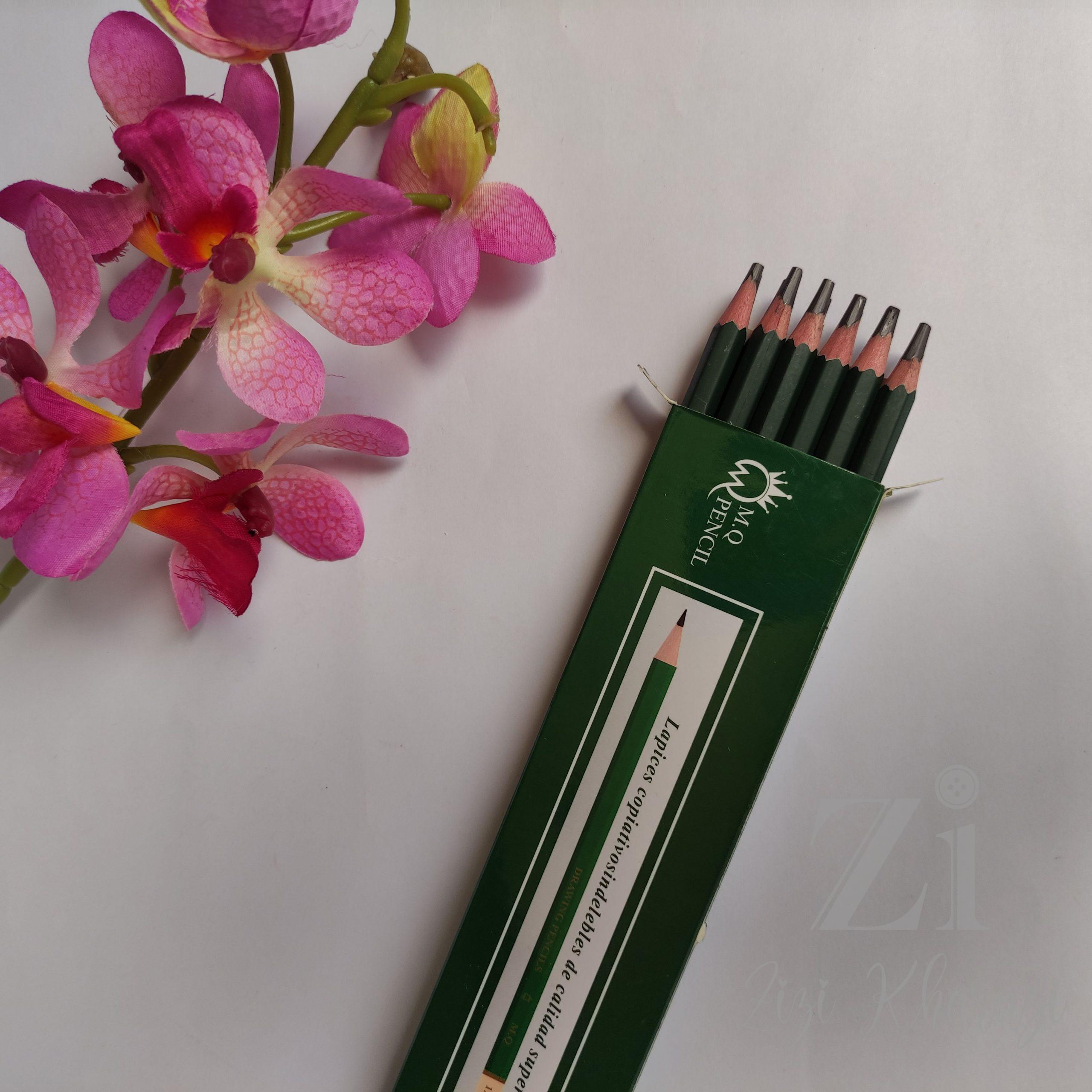 مداد طراحی مشکی M.Q b 12 مداد طراحی مشکی M.Q b 12