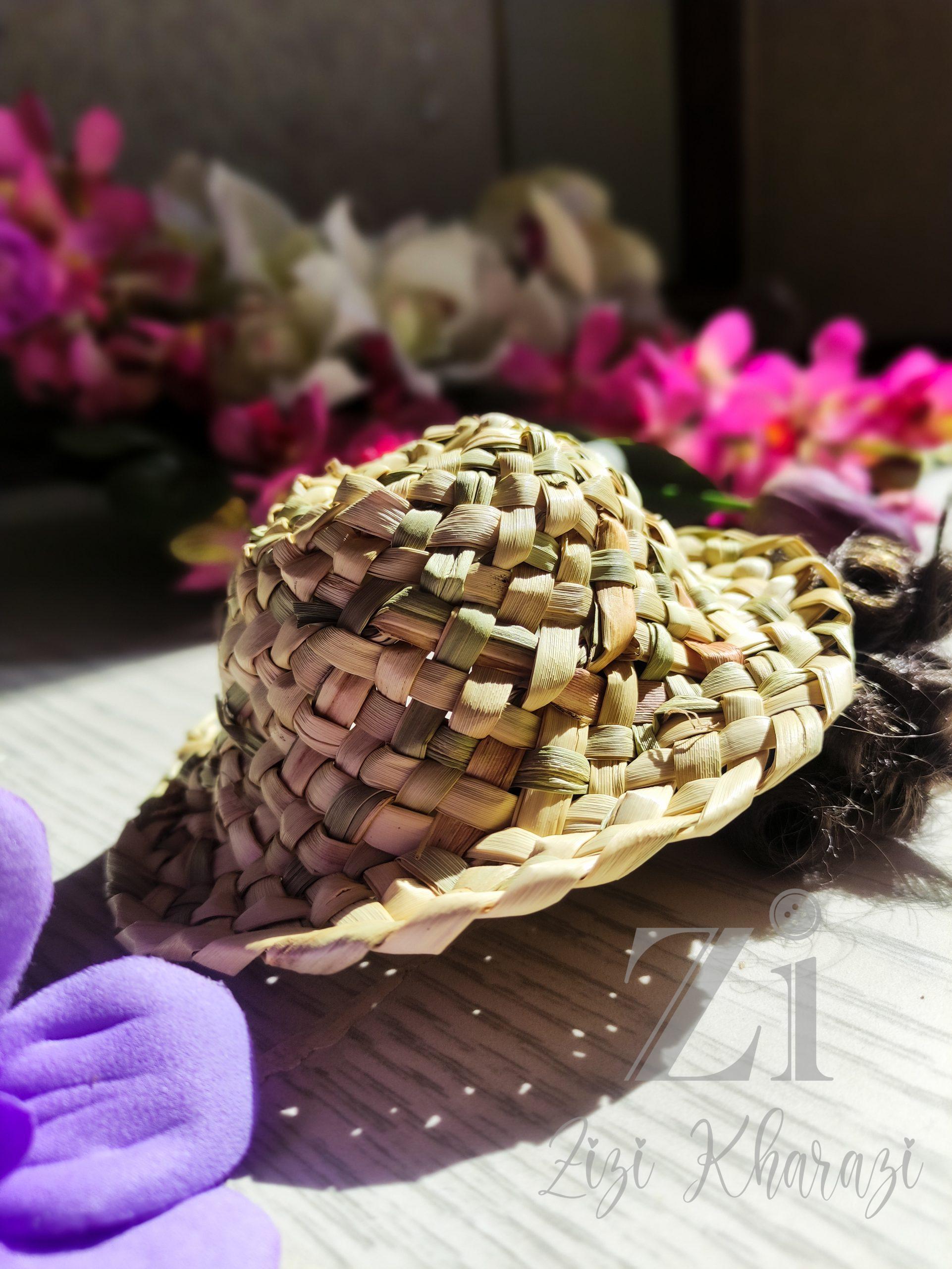 IMG_۲۰۲۲۰۹۱۱_۱۵۲۸۱۳ کلاه حصیری عروسک بچه بادوم مهمونی