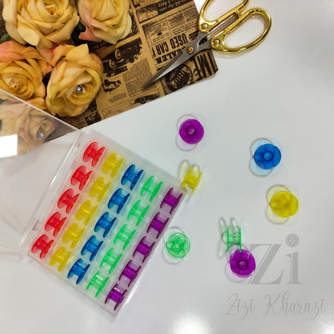 ماسوره چرخ خانگی بسته 25 عددی جعبه دار ماسوره چرخ خانگی بسته 25 عددی جعبه دار